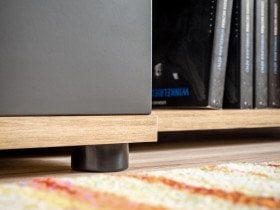 ASM Meble - Dnevni TV regal Silk 240 cm LED - antracit/wotan
