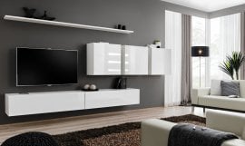 Dnevni TV regal Switch VII 340 cm - bel