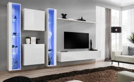 Dnevni TV regal Switch XVI 330 cm LED - bel