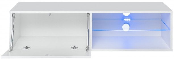 ASM Meble - TV komoda Switch RTV 4 LED - bela