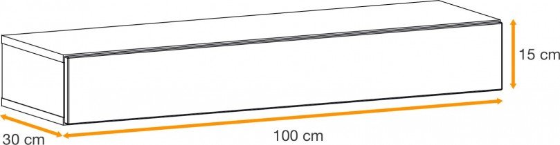 ASM Meble - Viseči predal Easy tip 05