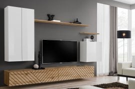 Dnevni regal TV Switch II - votan/bel