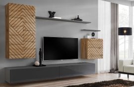 Dnevni regal TV Switch II - votan/grafit