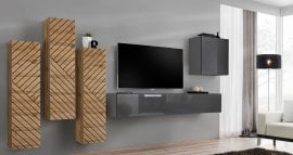 Dnevni regal TV Switch III - votan/grafit