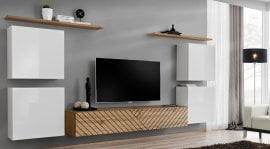 Dnevni regal TV Switch IV - bel/votan