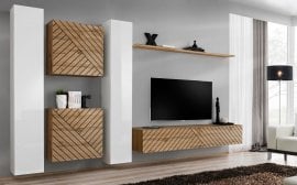 Dnevni regal TV Switch VI - bel/votan