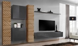 Dnevni regal TV Switch VI - votan/grafit