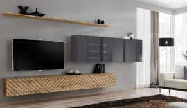 Dnevni regal TV Switch VII - votan/grafit