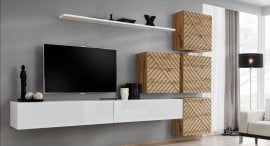 Dnevni regal TV Switch IX- bel/votan