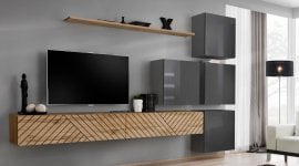 Dnevni regal TV Switch IX- votan/grafit