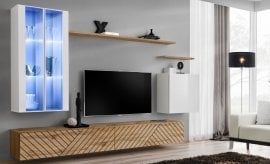 Dnevni regal TV Switch XII - bel/votan