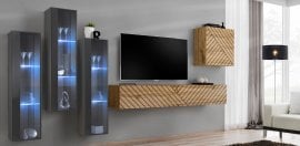 Dnevni regal TV Switch XIII - grafit/votan