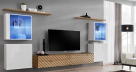 Dnevni regal TV Switch XIV - bel/votan