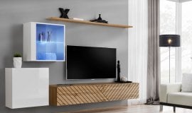 Dnevni regal TV Switch XV - bel/votan