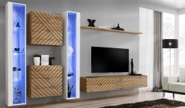 Dnevni regal TV Switch XVI - bel/votan