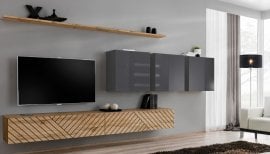 Dnevni regal TV Switch XVII - votan/grafit