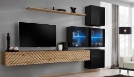 Dnevni regal TV Switch XIX - votan/ćrni