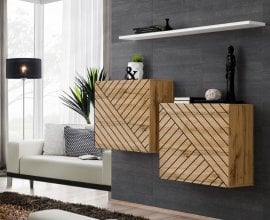 Komplet za dnevno sobo Switch I - votan/bel