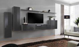 Dnevni TV regal Switch I 330 cm - grafit