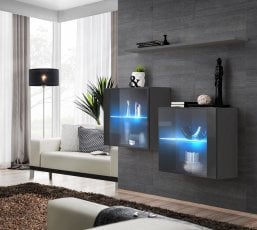 Komplet za dnevno sobo Switch SB III LED - grafit