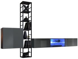 ASM Meble - Dnevni TV regal Switch Met VI - grafit