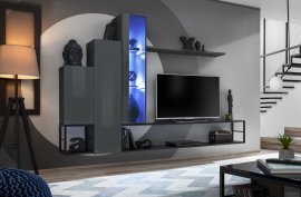 Dnevni TV regal Switch Met VIII - grafit