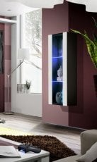 Viseča omarica FLY 21 - črna/bela