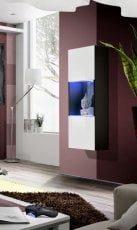 Viseča omarica FLY 22 - črna/bela