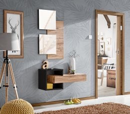 Komplet za hodnik Easy II - votan/črni