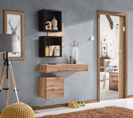 Komplet za hodnik Easy III - votan/črni