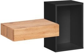Viseča komoda Easy tip 02 - votan/črna