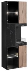 Visoka vitrina Cannes WSW-K z biokaminom