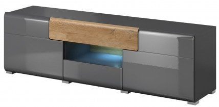 TV omara Toledo 2 - antracit/grandson hrast - 24JKDW41