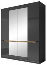 Garderobna omara Hektor 4D - Siva - 24Z2AJ20