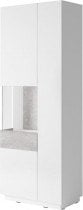Vitrina Silke leva - bela/beton - 2484GY12