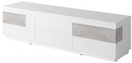 TV omara Silke velika - bela/beton - 2484GY40