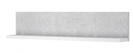 Stenska polica Bota - bela/beton colorado - 2484FG01
