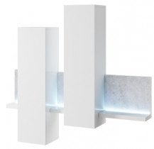 Viseča omarica Bota - bela/beton colorado - 2484FG04