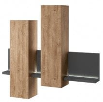 Viseča omarica Bota - antracit/ribbec hrast - 24JRFG04