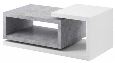 Klubska miza Bota - bela/beton colorado - 2484FG97