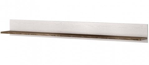 Stenska polica Larona - sibiu larche/sonoma tartuf - 244BDZ02