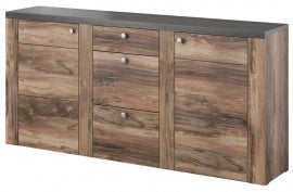 Komoda Larona velika - oreh satin/touchwood - 24Z6DZ25