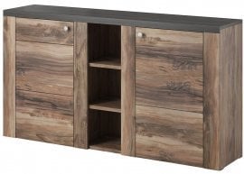 Komoda Larona mala - oreh satin/touchwood - 24Z6DZ26