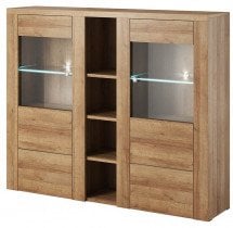 Vitrina Larona velika - hrast rivijera - 24XCDZ46
