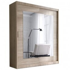 Garderobna omara Alfa 200 cm - Sonoma hrast - 22F01518