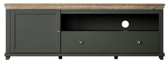 Helvetia meble - TV komoda Evora - zelena - 24ZRJU40