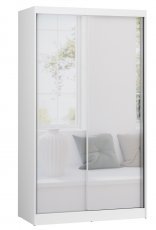 Helvetia meble - Garderobna omara z drsnimi vrati London Lux GB 120 cm - 2497KE54