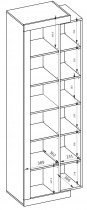 Helvetia meble - Vitrina Sintra - 24BSKS05