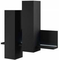 Viseča omarica Bota - črna supermat - 24W0FG04