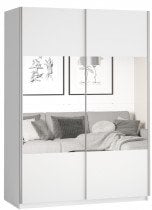 Garderobna omara Beta 120 cm - bela - 22971654